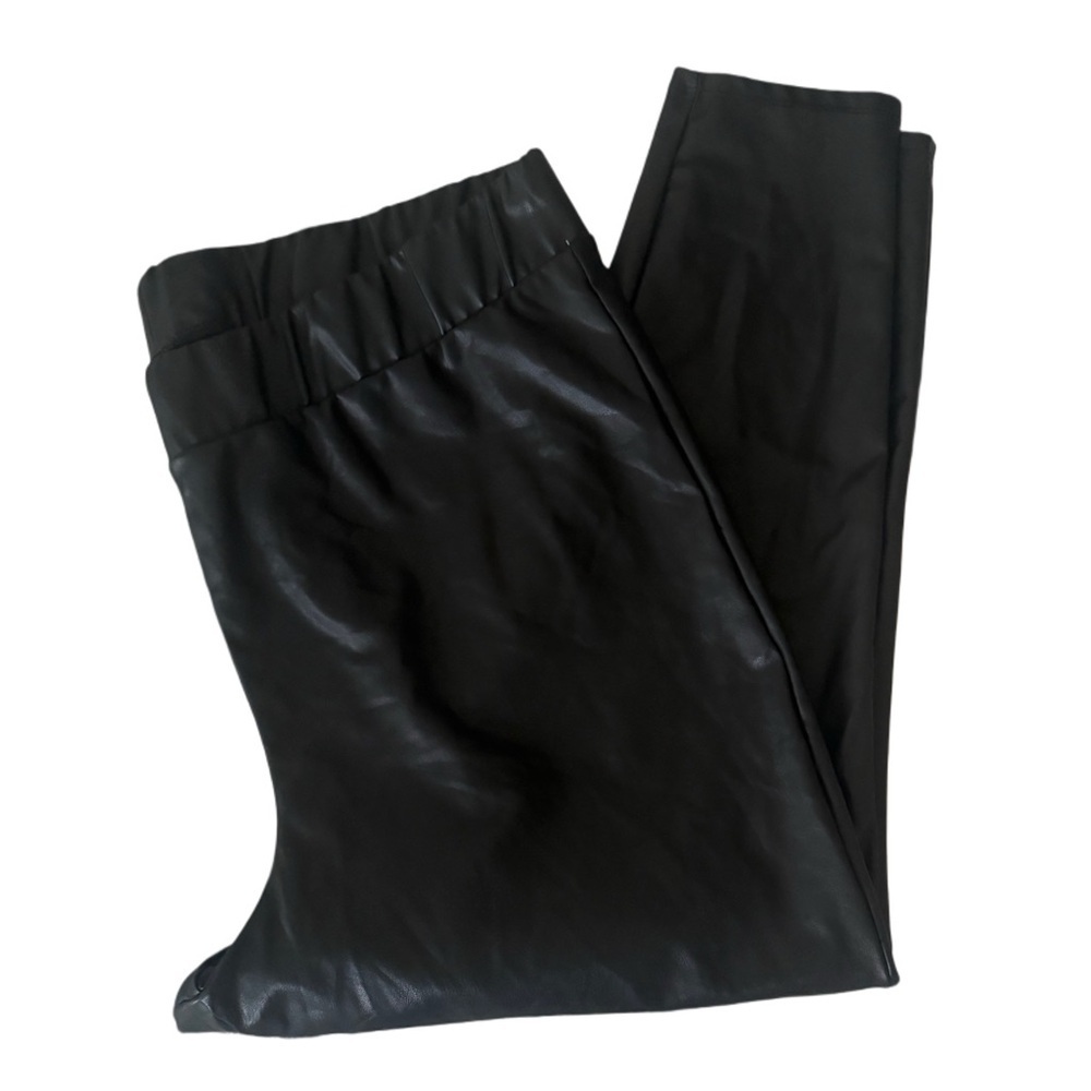 Torrid Black Leather Legging Pants